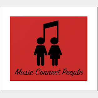 Music Connect People Posters and Art